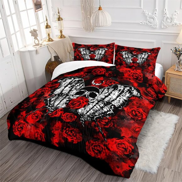 Romantic Roses Comforter Set Queen Sz - Picture 1 of 7